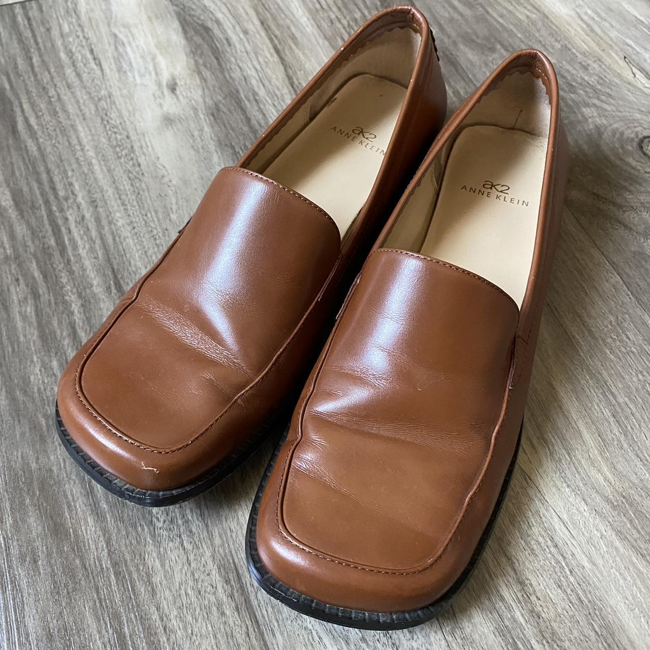 anne klein loafers black
