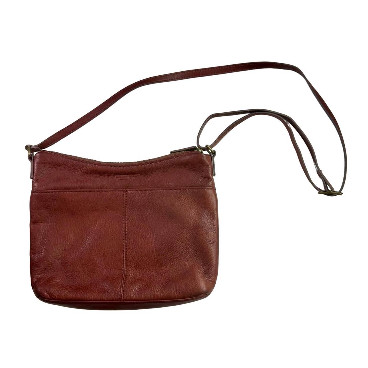 Anthropologie Margot New York Soft Brown Leather Crossbody Fold Over Purse  Bag - $34 - From Jims