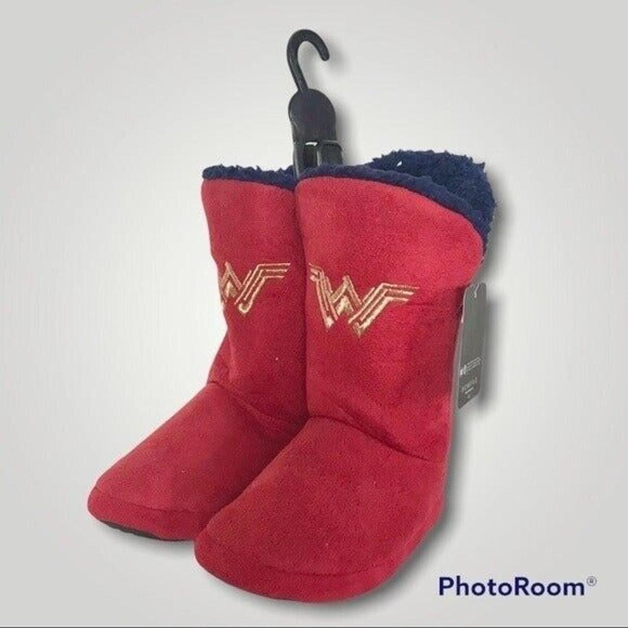 Wonder woman fashion boot slippers