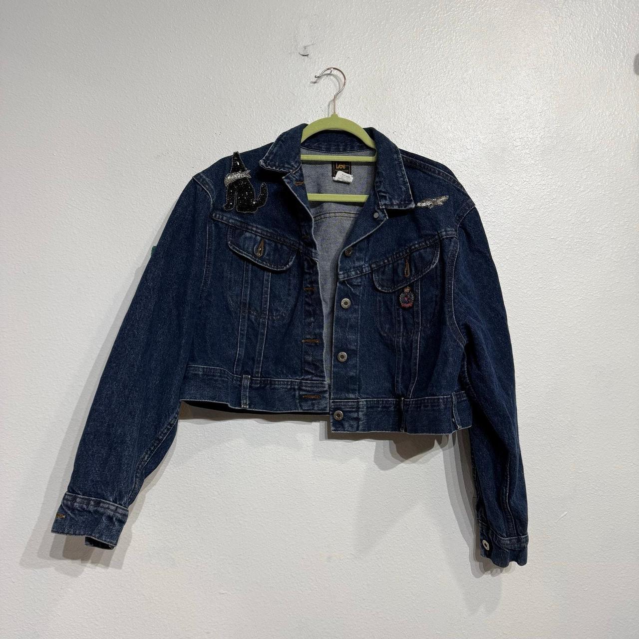 Lee Women's Jacket - Blue/Red - L – Large blue ja… - image 2