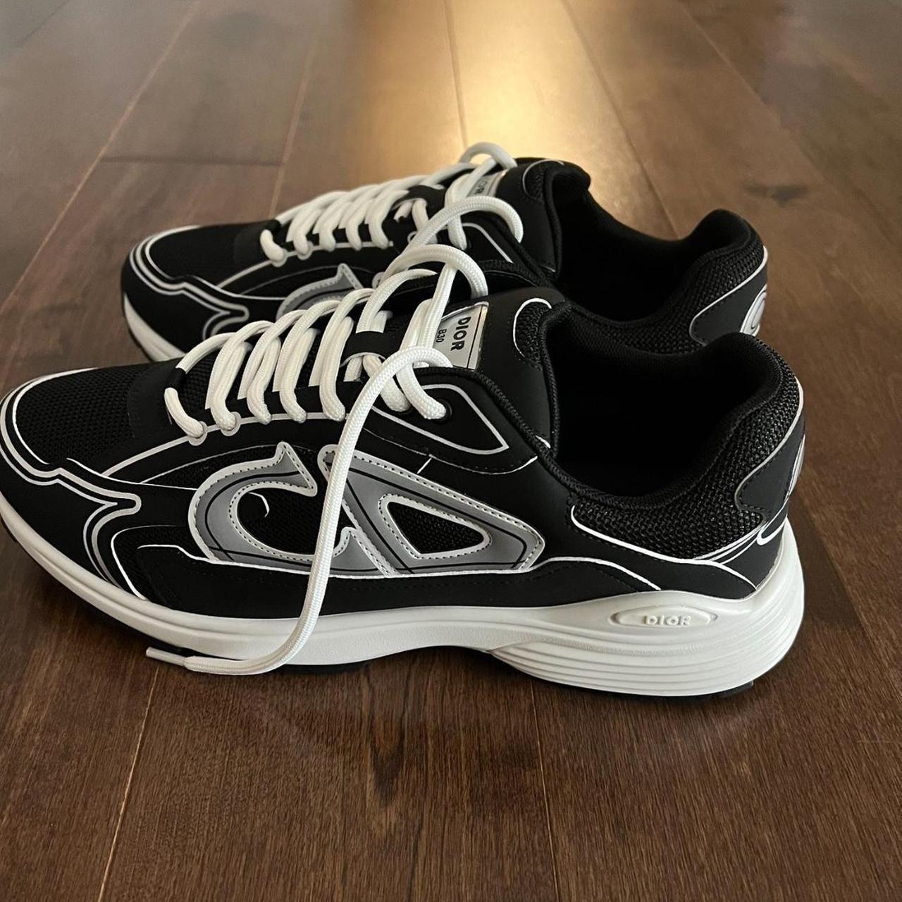 Dior black and sales white trainers