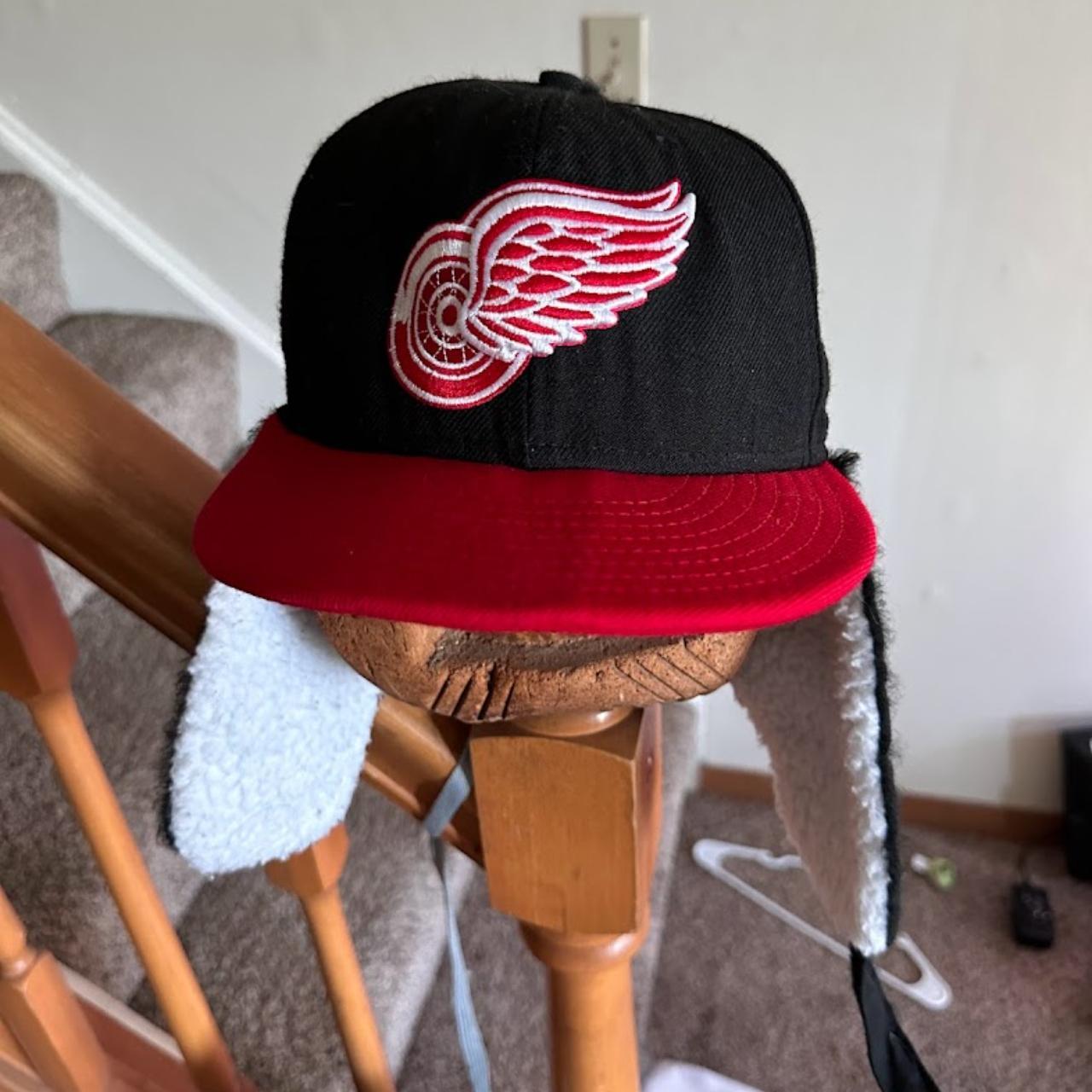 Detroit Red Wings Dog Ear hat - Depop