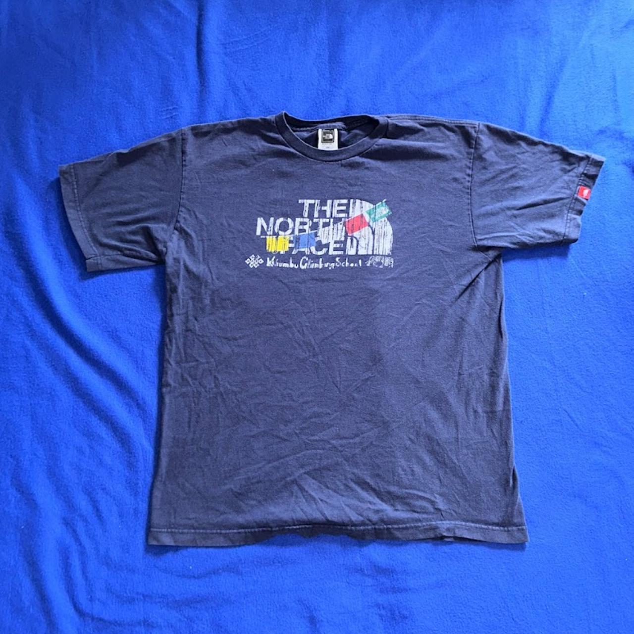 00's North Face climbing school tee Size M Depop