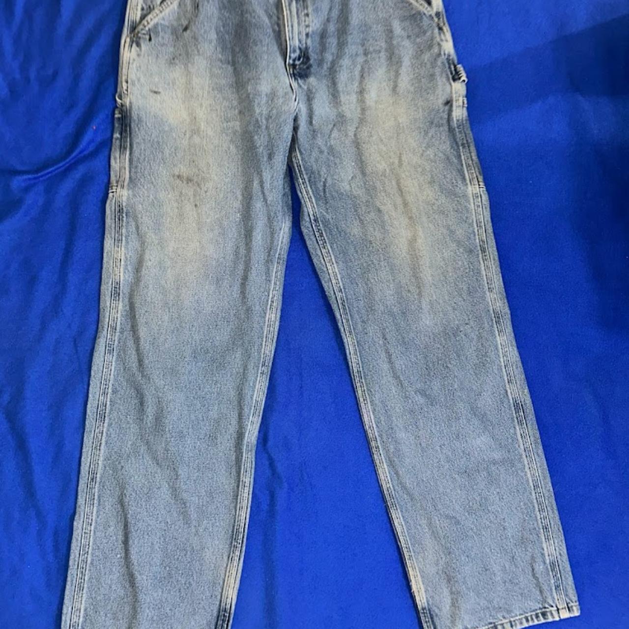 Vintage Carhartt carpenter Jeans Size: 38x34 Will... - Depop