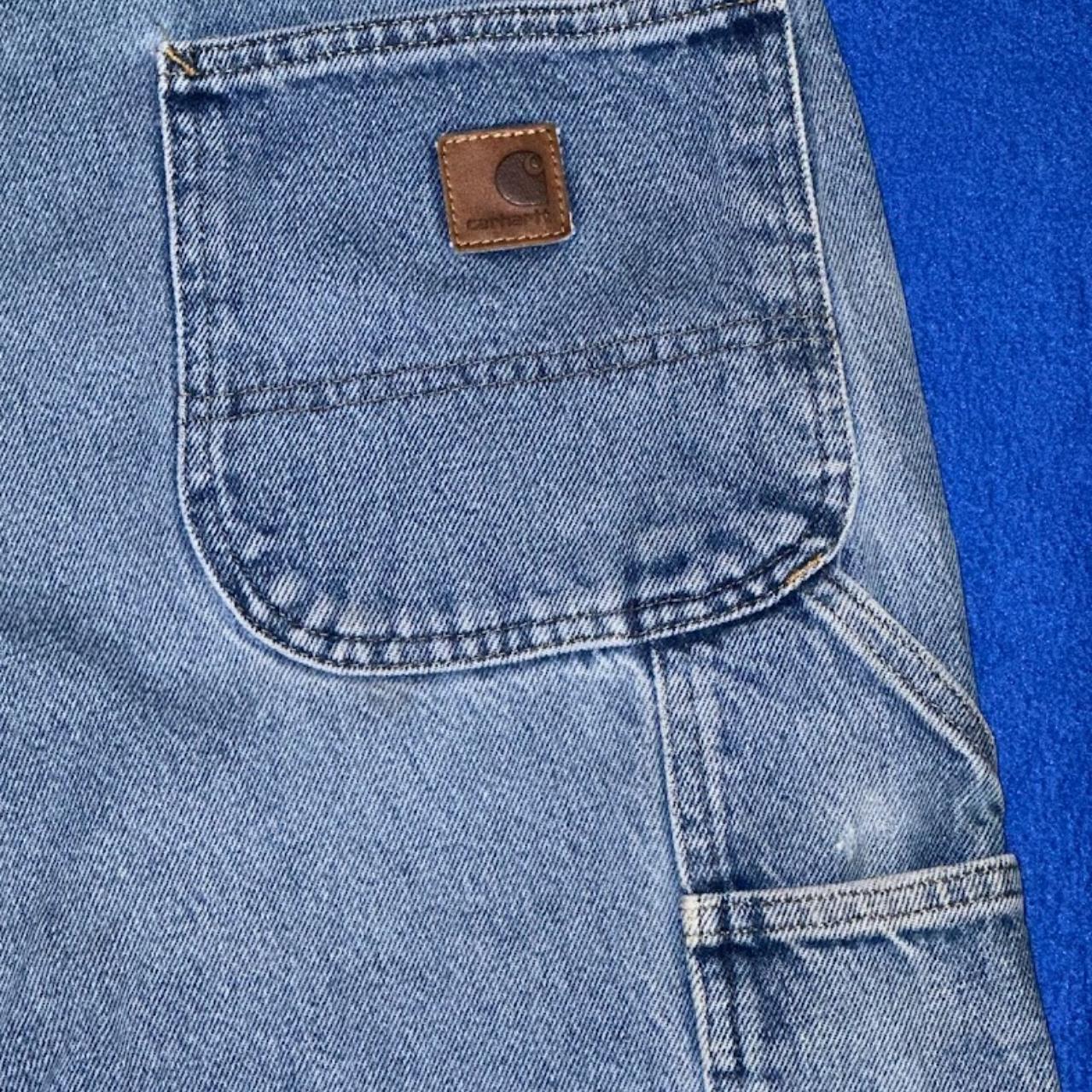 Vintage Carhartt carpenter Jeans Size: 38x34 Will... - Depop