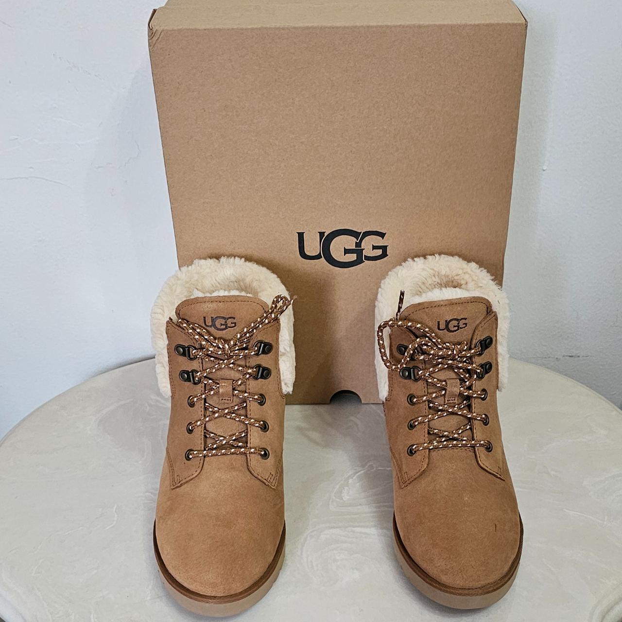 UGG Romely Heritage Lace Fashion Boot Women's Size... - Depop