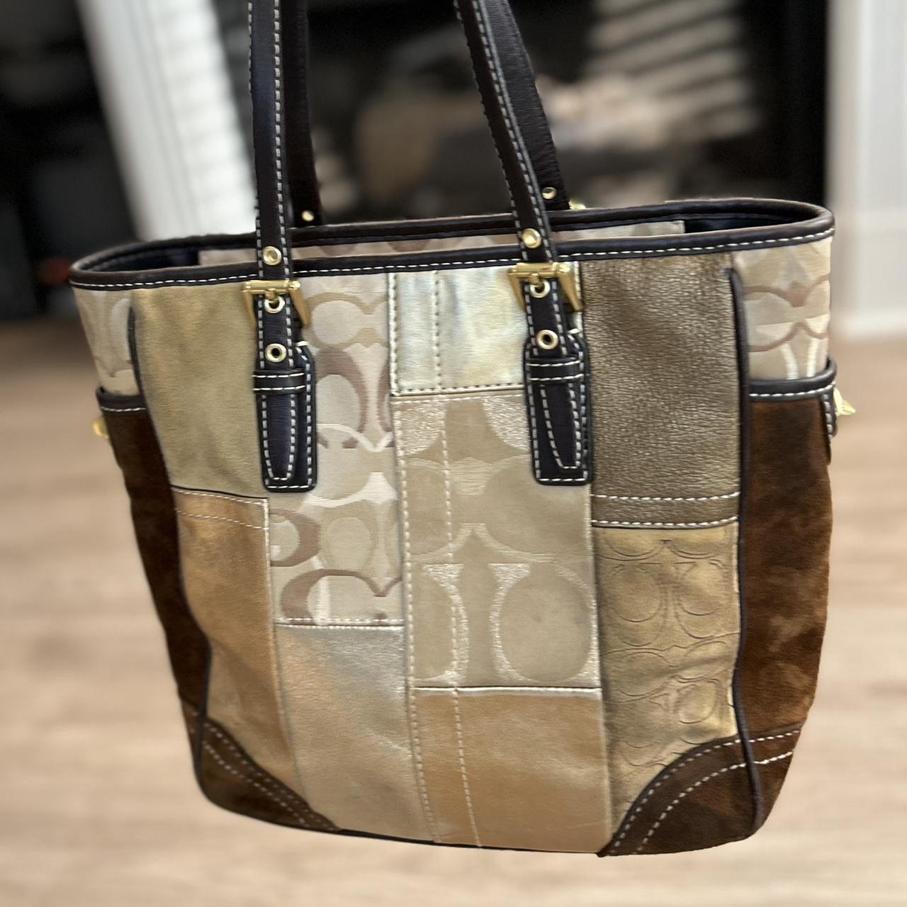 Coach best sale patchwork purse