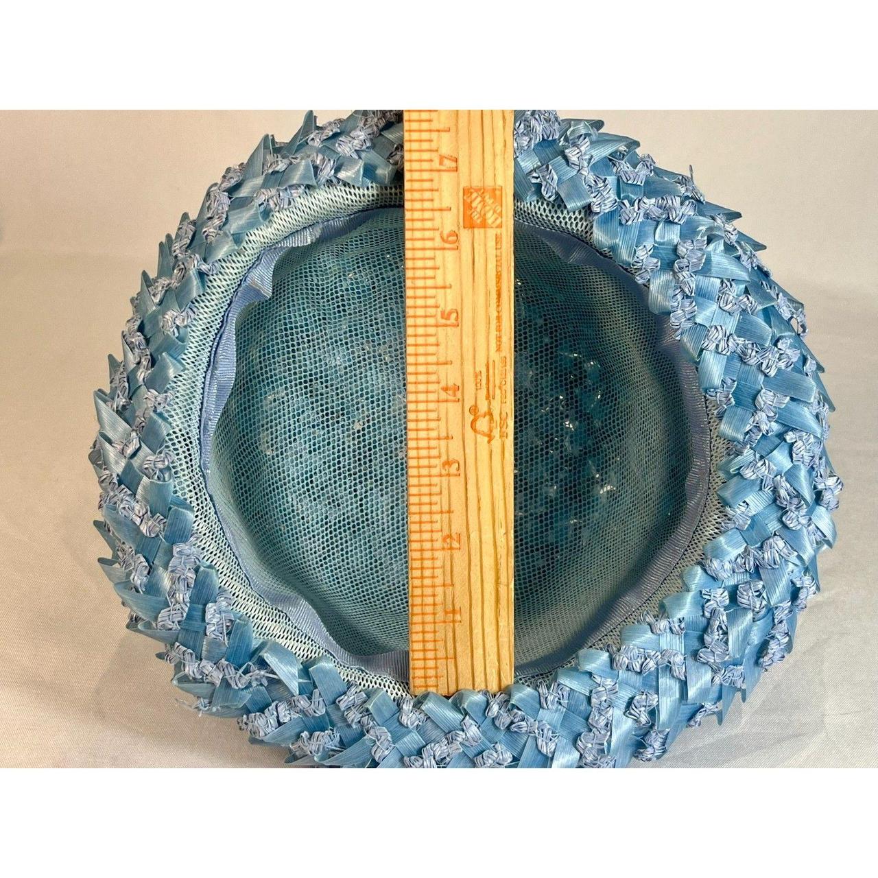 Source Unknown Women's Straw hats - Blue – Vintag… - image 8