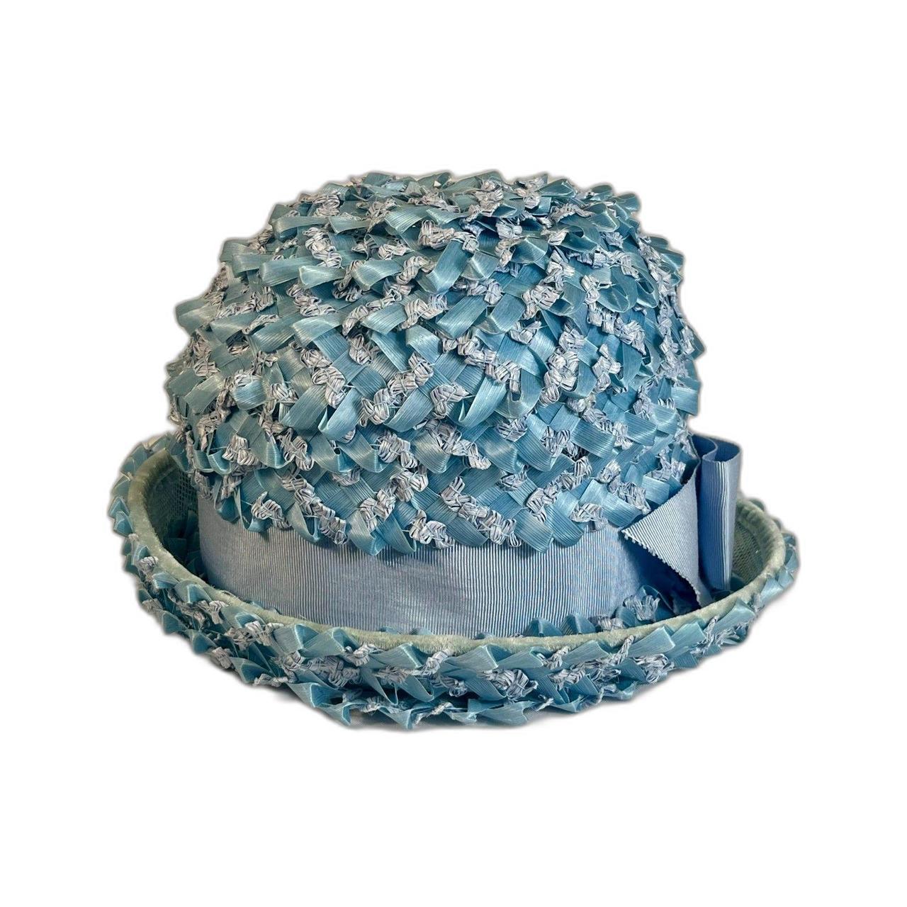 Source Unknown Women's Straw hats - Blue – Vintag… - image 5