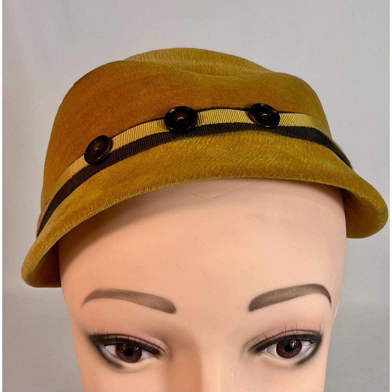 Source Unknown Women's Hat - Yellow – Vintage Cap… - image 1