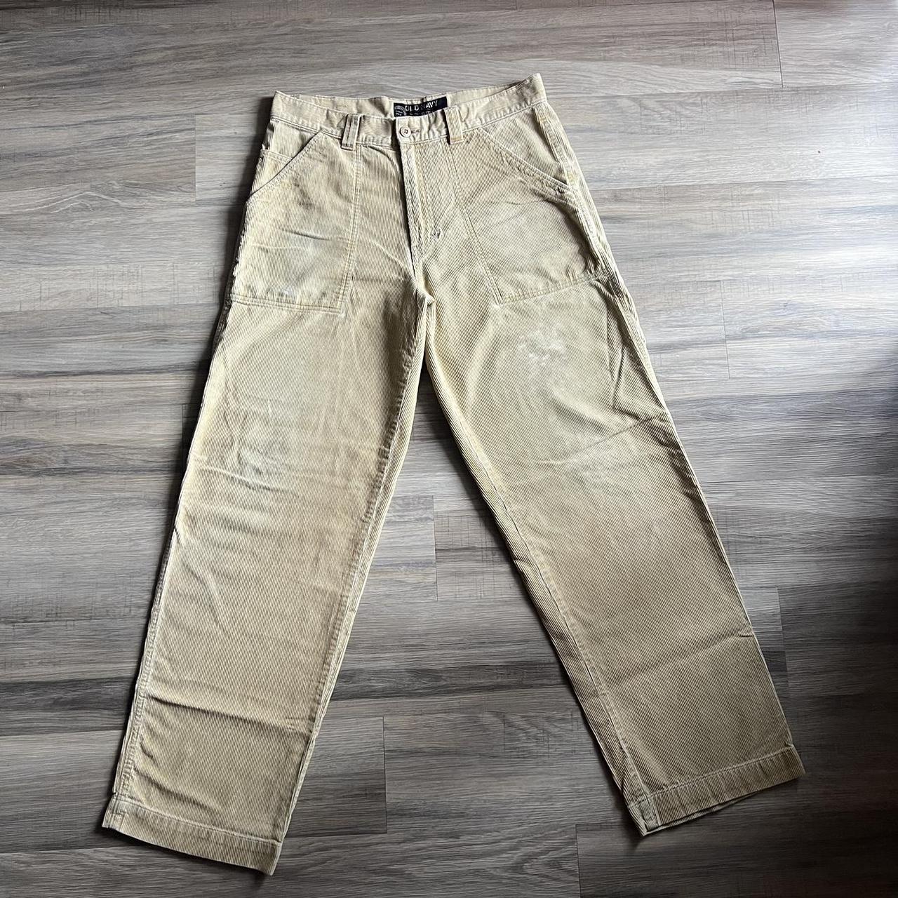 Vintage Old Navy Corduroy Jnco Style Pants With 10... - Depop