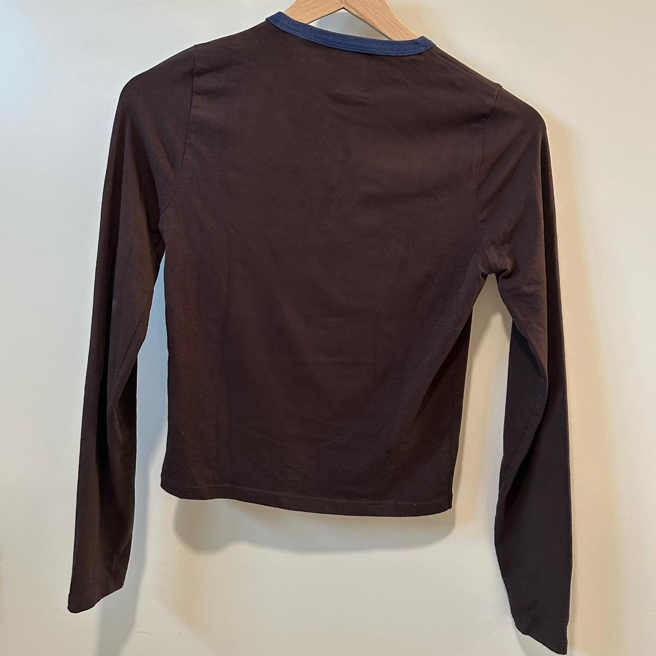 Heaven by Marc Jacobs size XS BROWN LONG SLEEVE | Depop