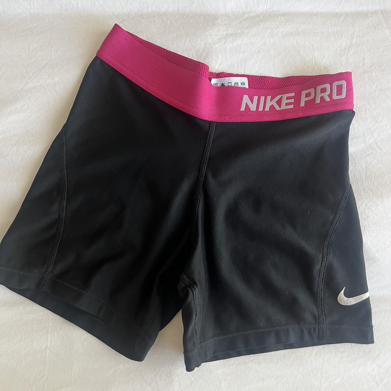 Nike Pro Spandex Shorts Size: L in girls #nike... - Depop