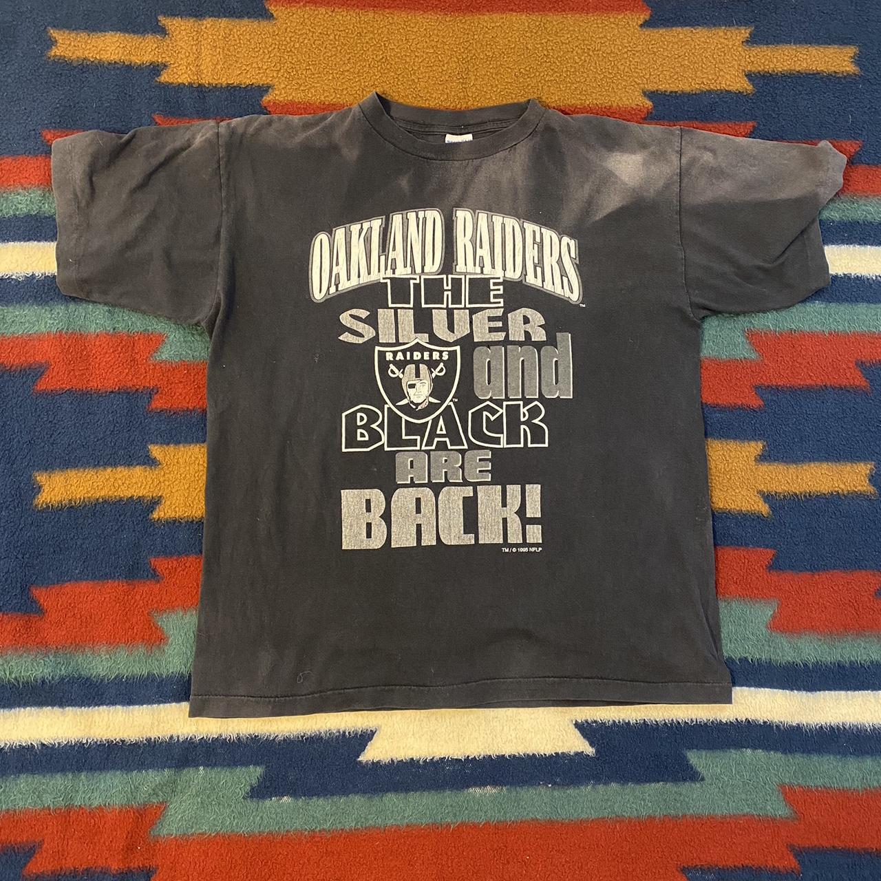 Vintage '96 OAKLAND RAIDERS NFL T-Shirt L (Deadstock)