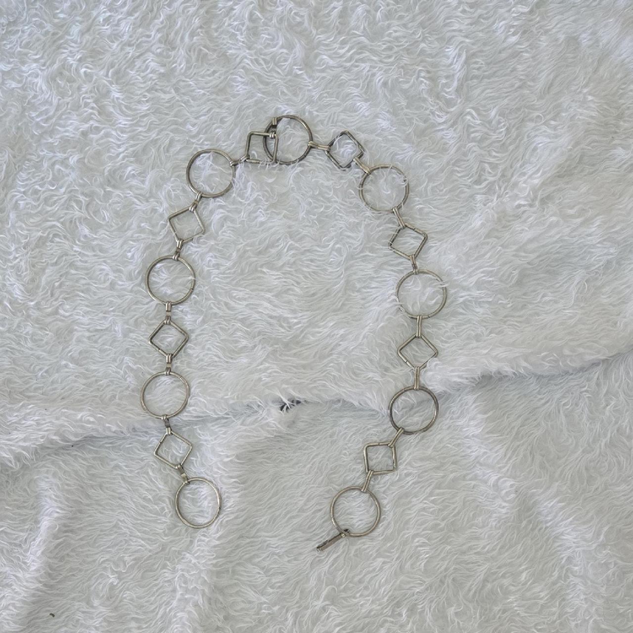 Source Unknown Women's Belt - Silver – Add a bold… - image 1