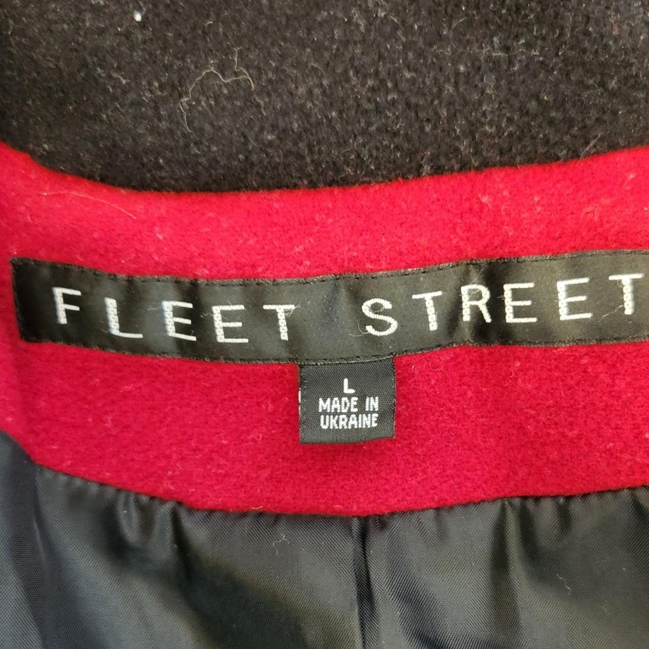 Fleet Street Wool Blend coat Size L 80% Wool, 20%... - Depop