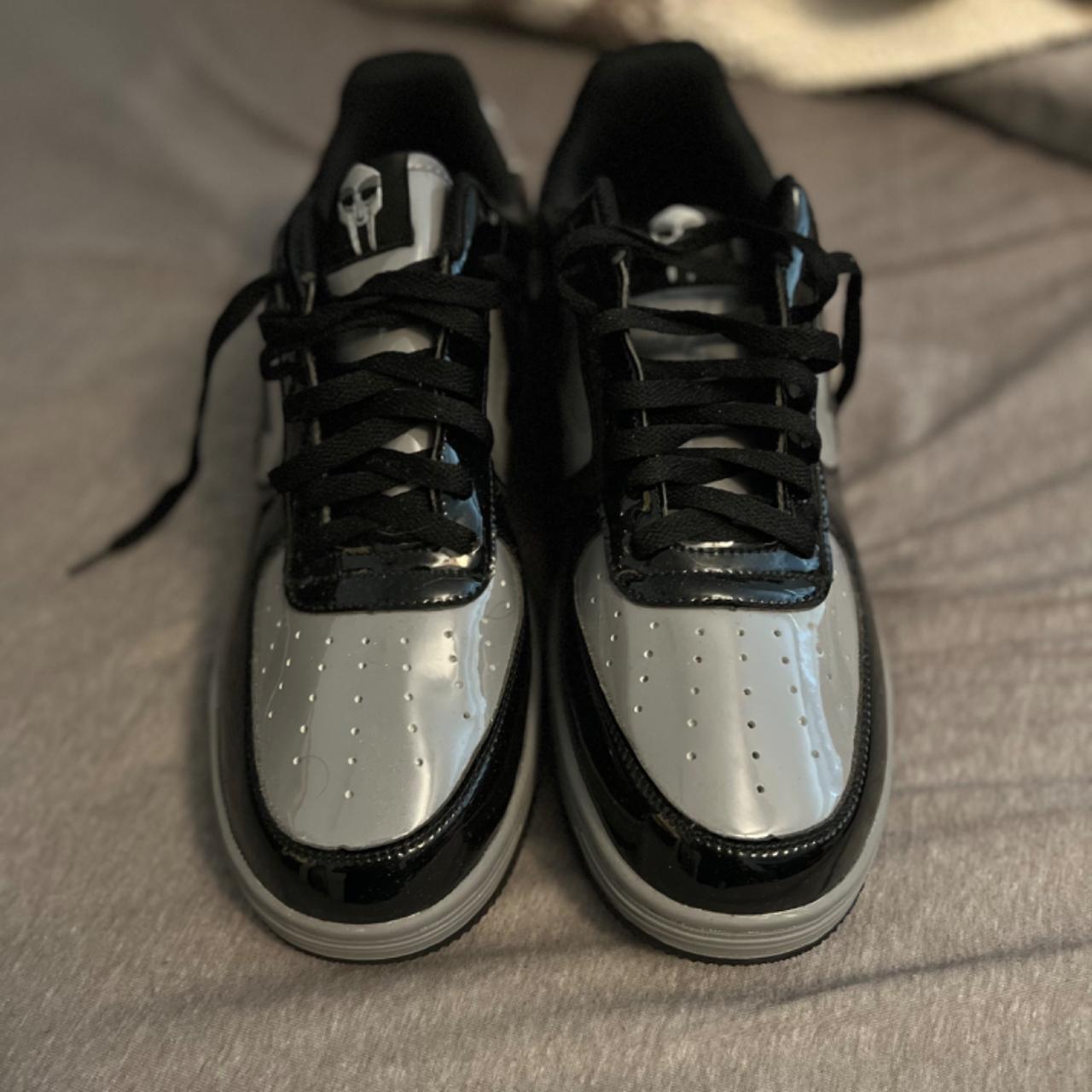 Custom bapestas Mf doom styled Never worn... - Depop