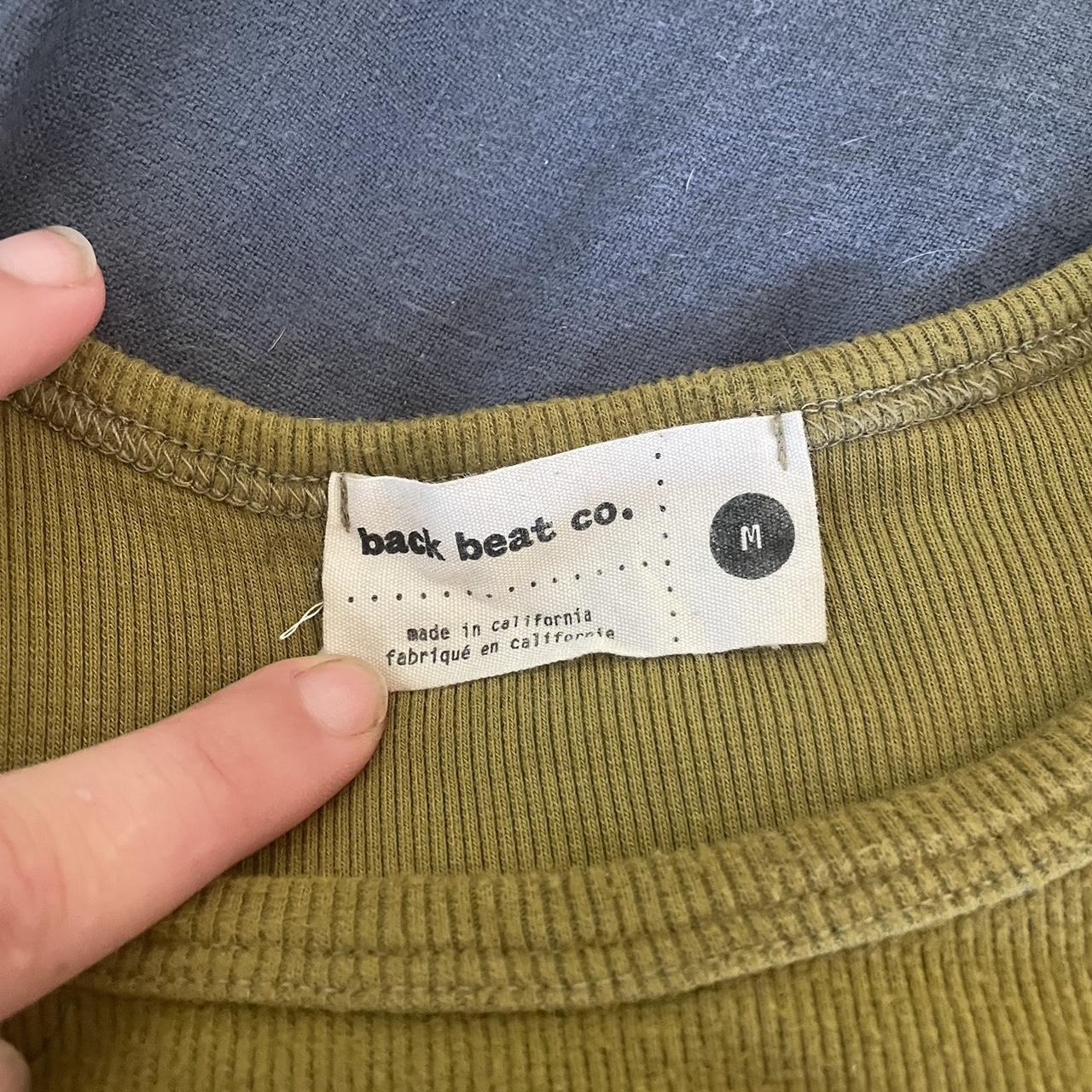 Back beat Co. Organic cotton baby rib tee Sold out... Depop