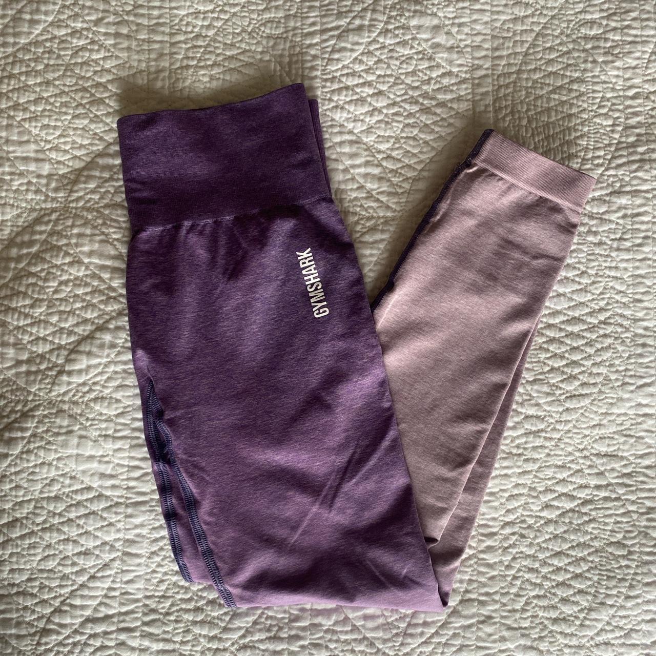 Gymshark Adapt Ombre Seamless Leggings - Light Purple Marl/Purple