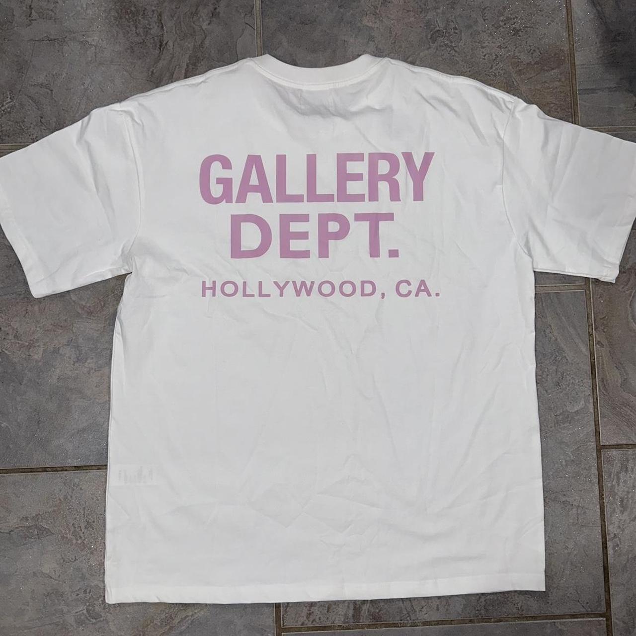 Gallery Dept store T Shirt White Pink Medium