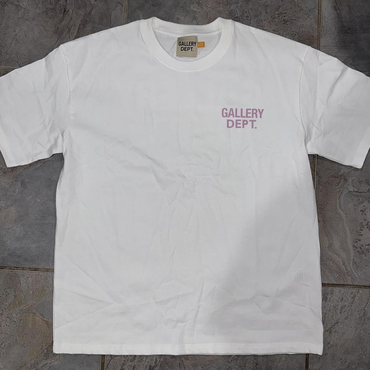 Gallery Dept T Shirt White 2024 Pink Medium