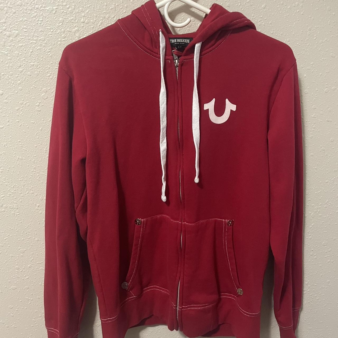 True religion red clearance sweater