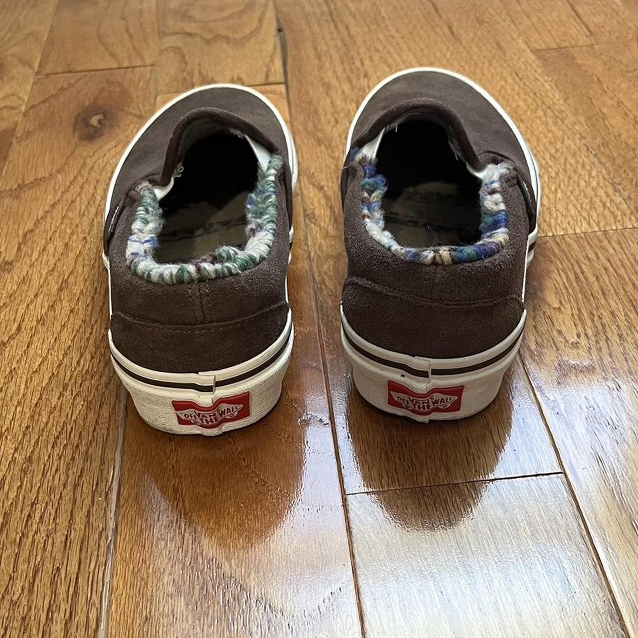 brown furry vans