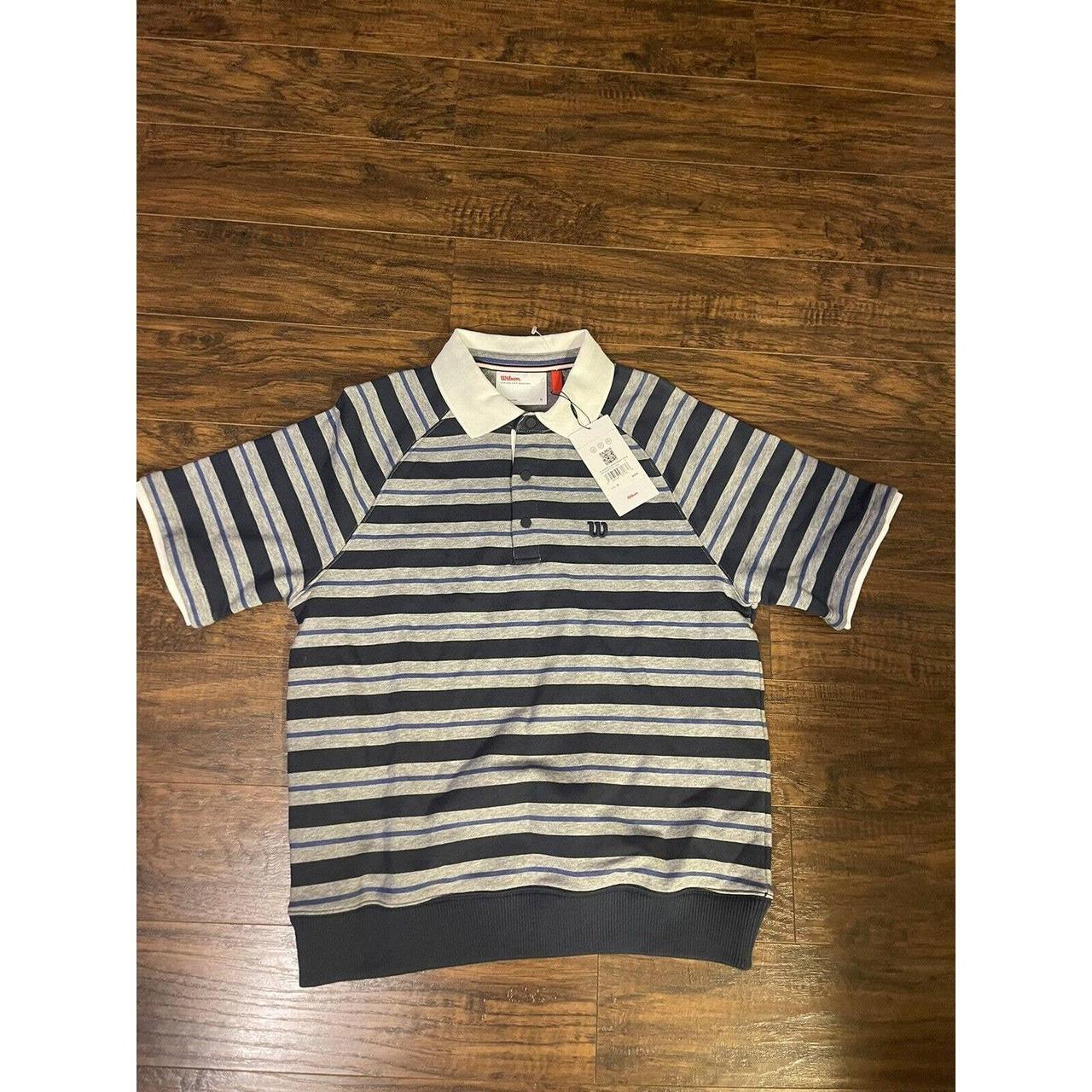 Polo discount striped sweatshirt