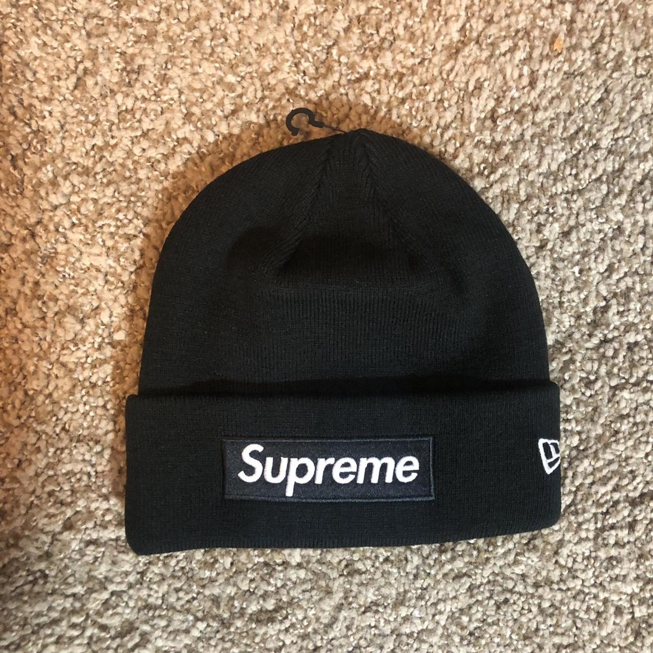 Supreme New Era Box Logo Beanie (FW21) Still has... - Depop