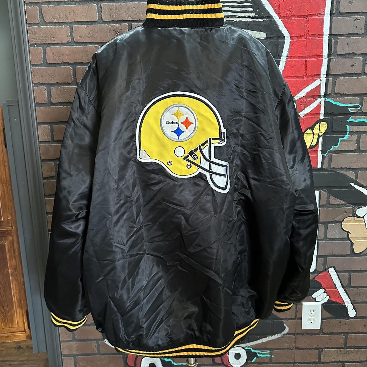 Men's Pittsburgh Steelers Varsity Jacket Size - Depop