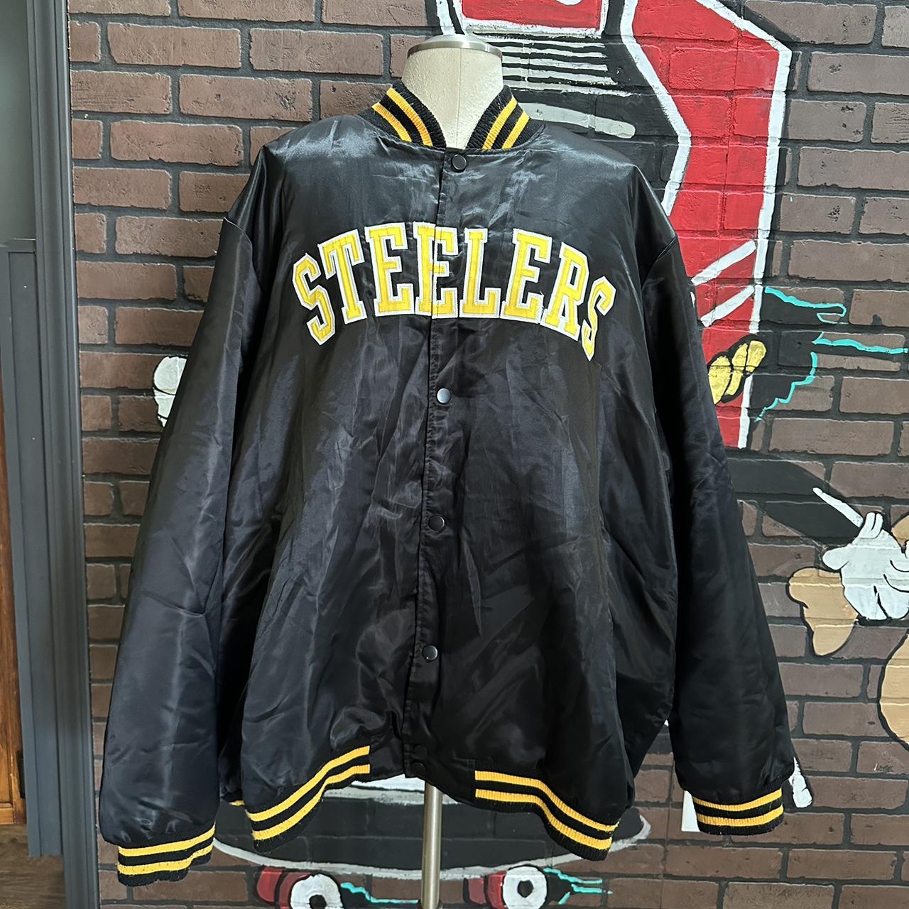 Men's Pittsburgh Steelers Varsity Jacket Size - Depop