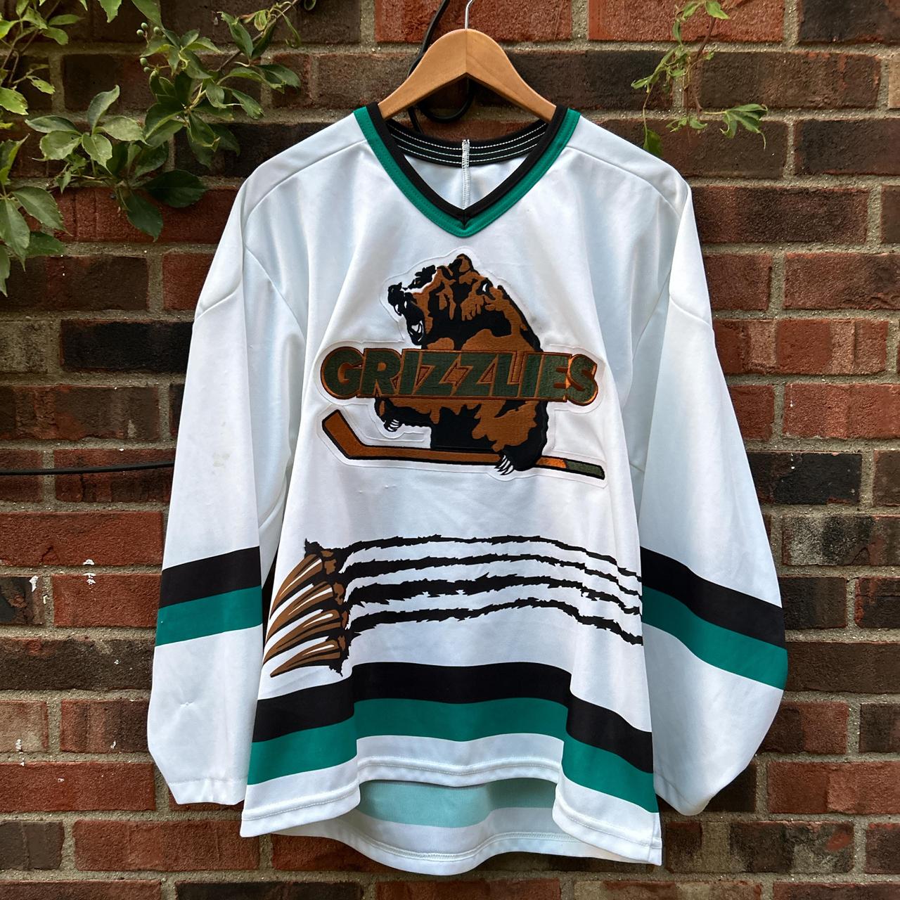 Vintage Utah Grizzlies Hockey Jersey - tagged S/M | Depop Vintage Utah Grizzlies Hockey Jersey - tagged S/M | Depop
