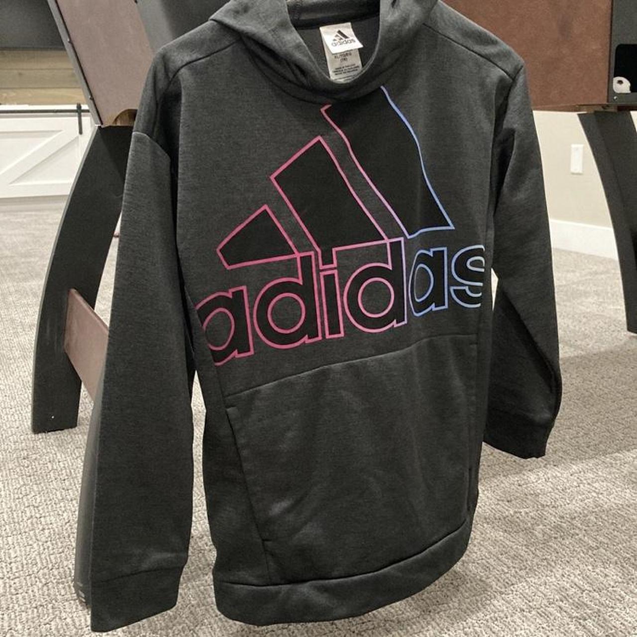 Dark grey hot sale adidas sweatshirt