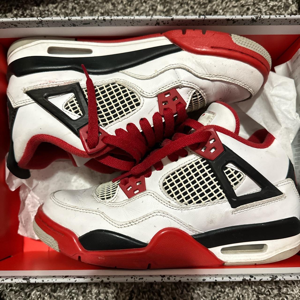 jordans 4s kids size 5 - Depop