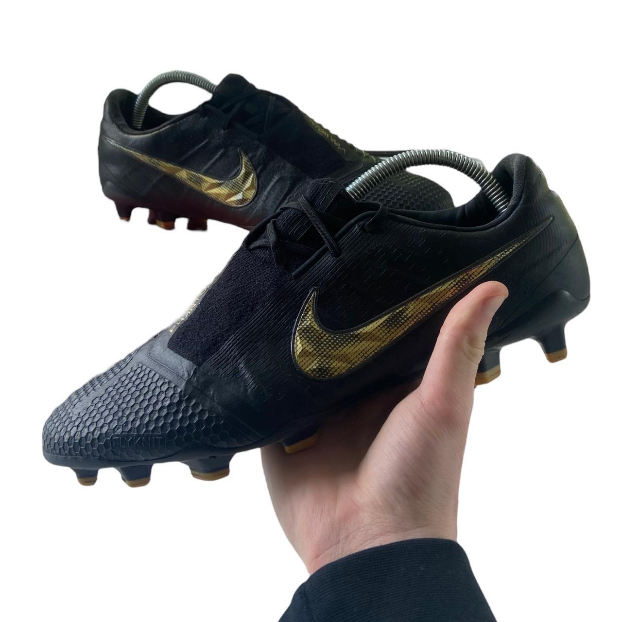 Nike phantom venom elite black store and gold