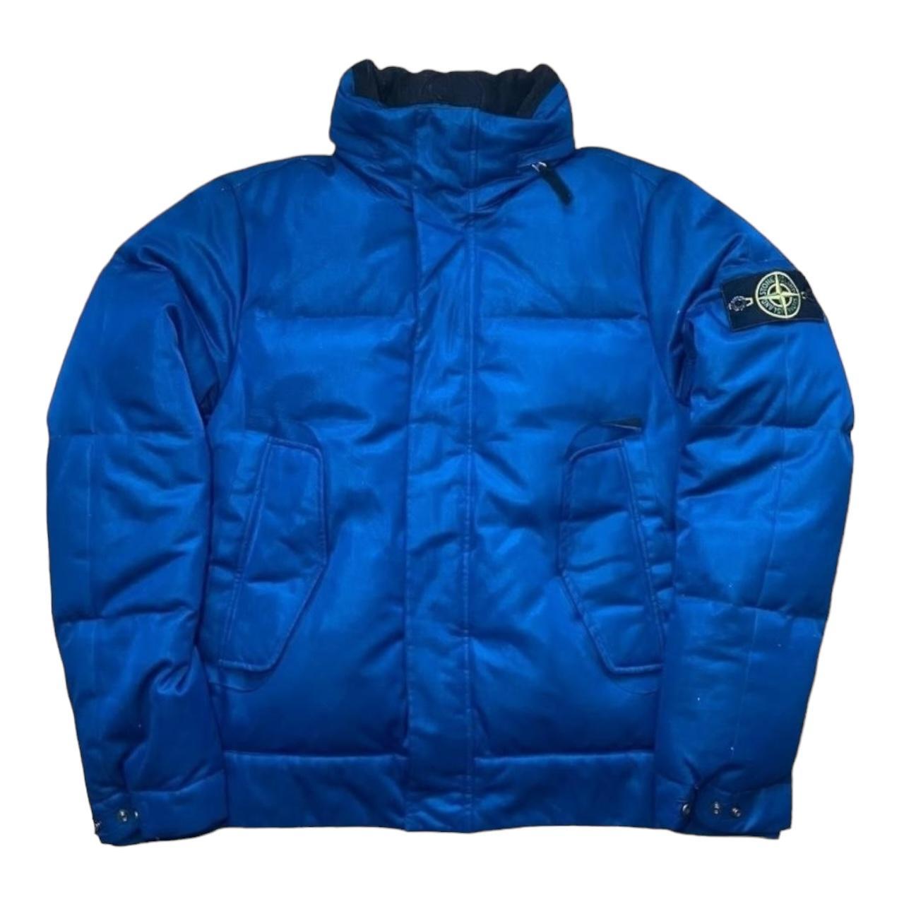 1457 Stone Island vintage blue puffer jacket Size