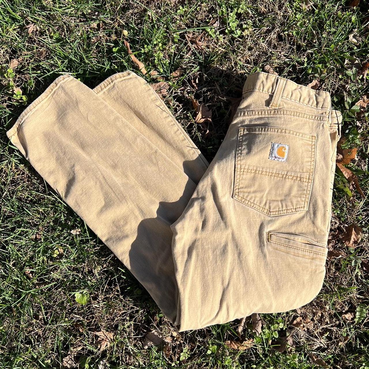 Carhartt khaki 2025 carpenter pants