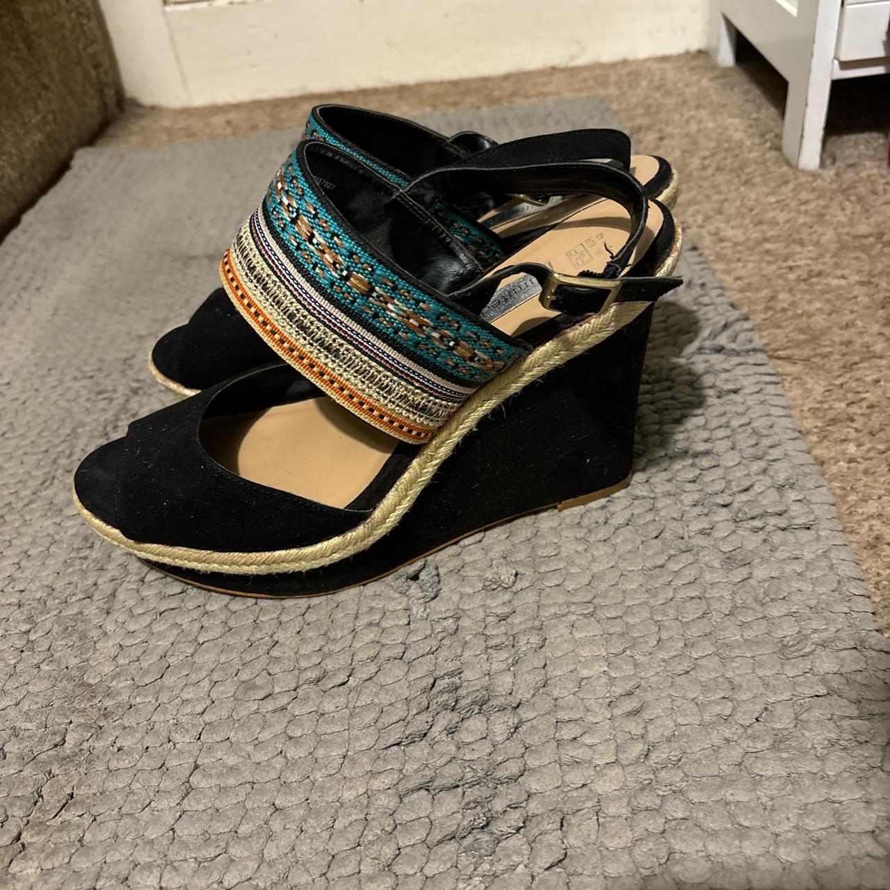 F&f on sale wedge sandals