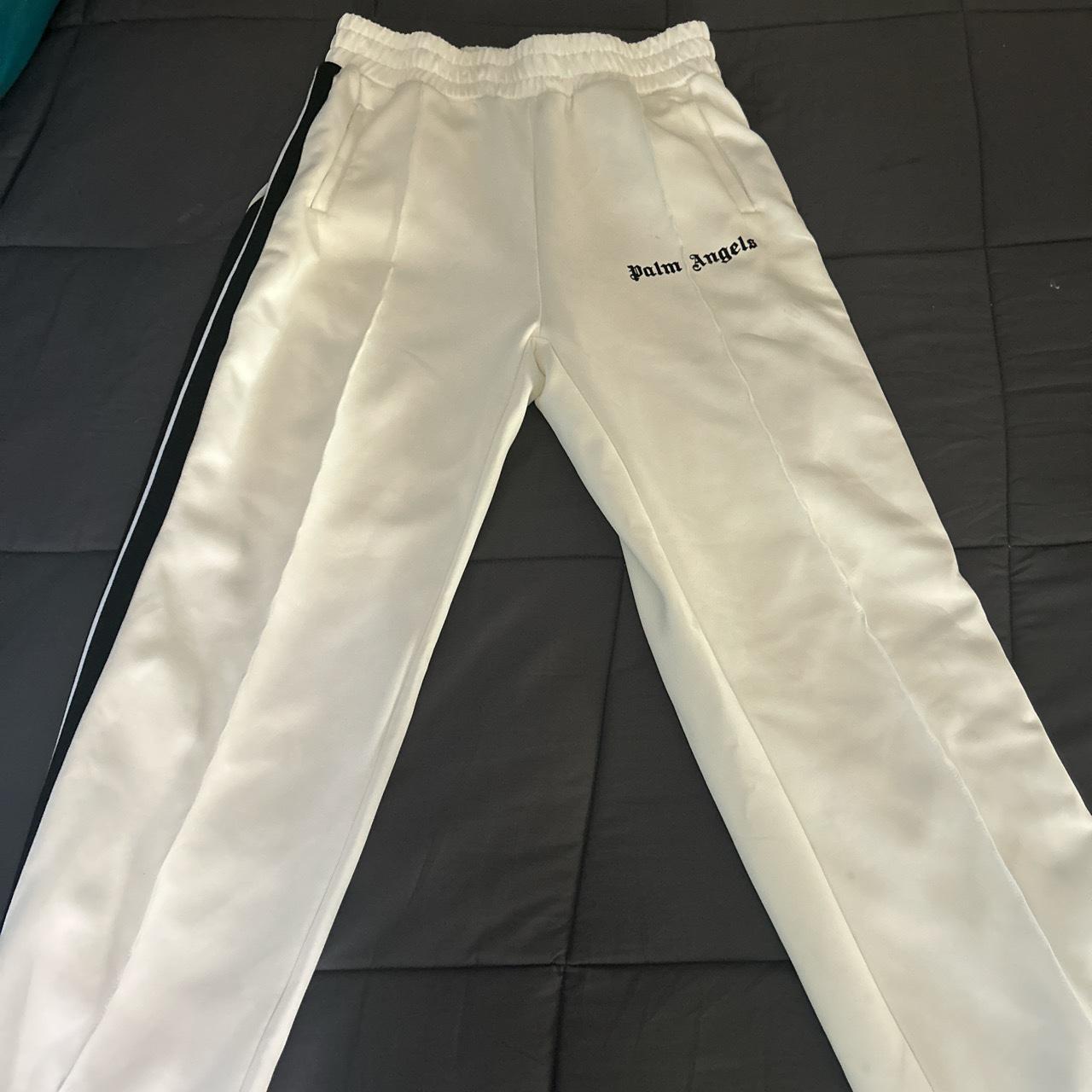 palm angels sweat pants size large - Depop