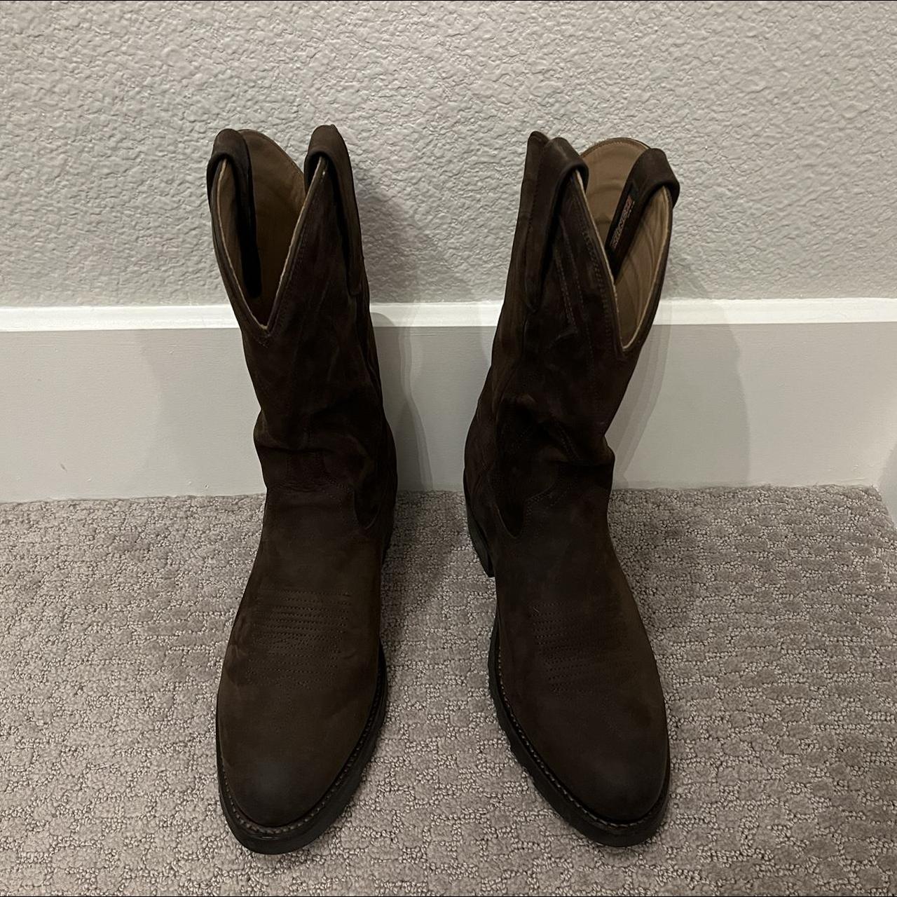 Handmade leather cowboy boots from Tecovas. Made in... Depop