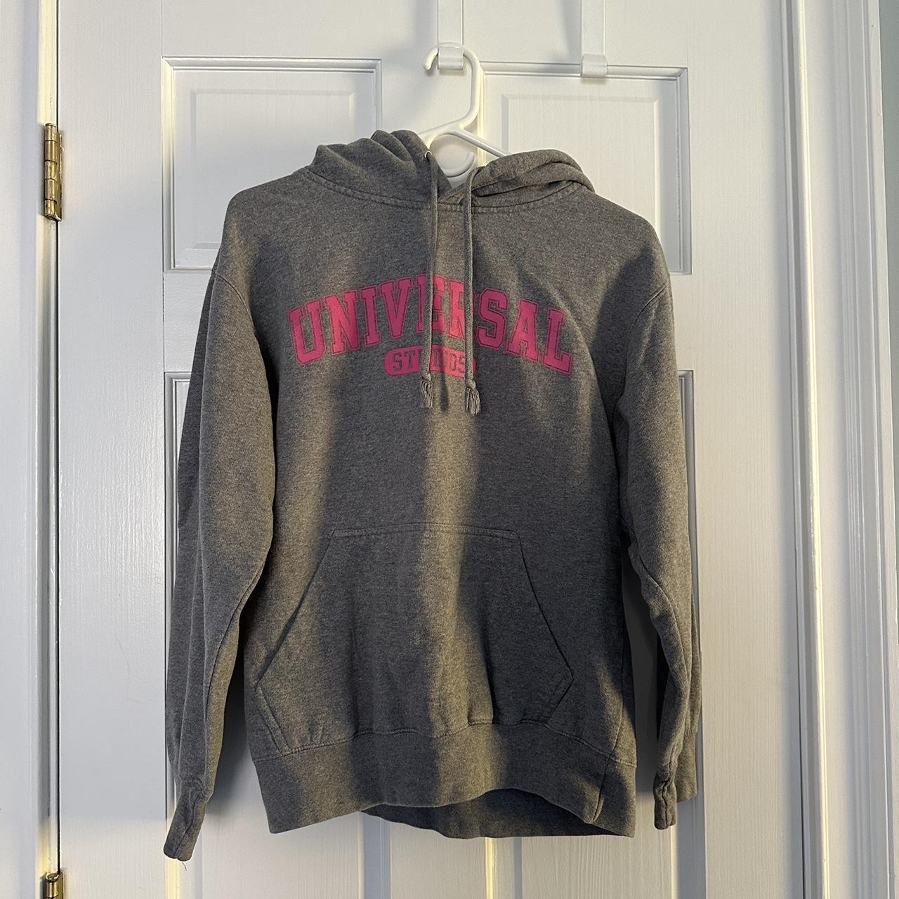 Universal Studios Dark Gray Hoodie Depop
