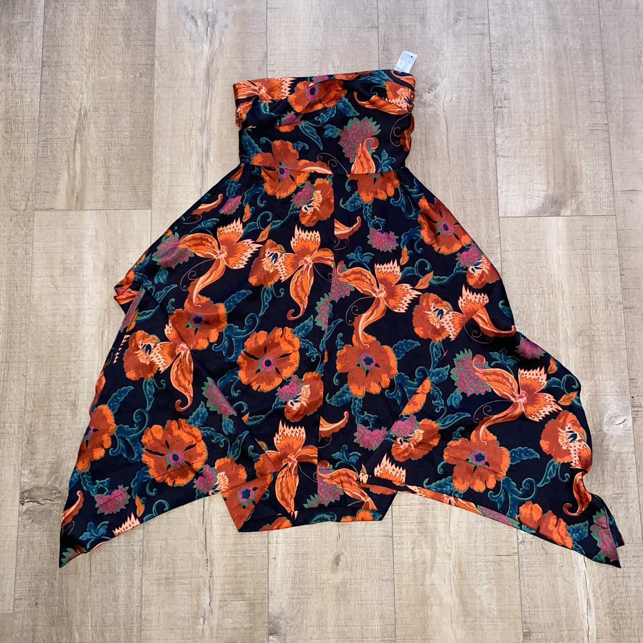 Zara Floral Maxi Skirt Size S Brand new Depop