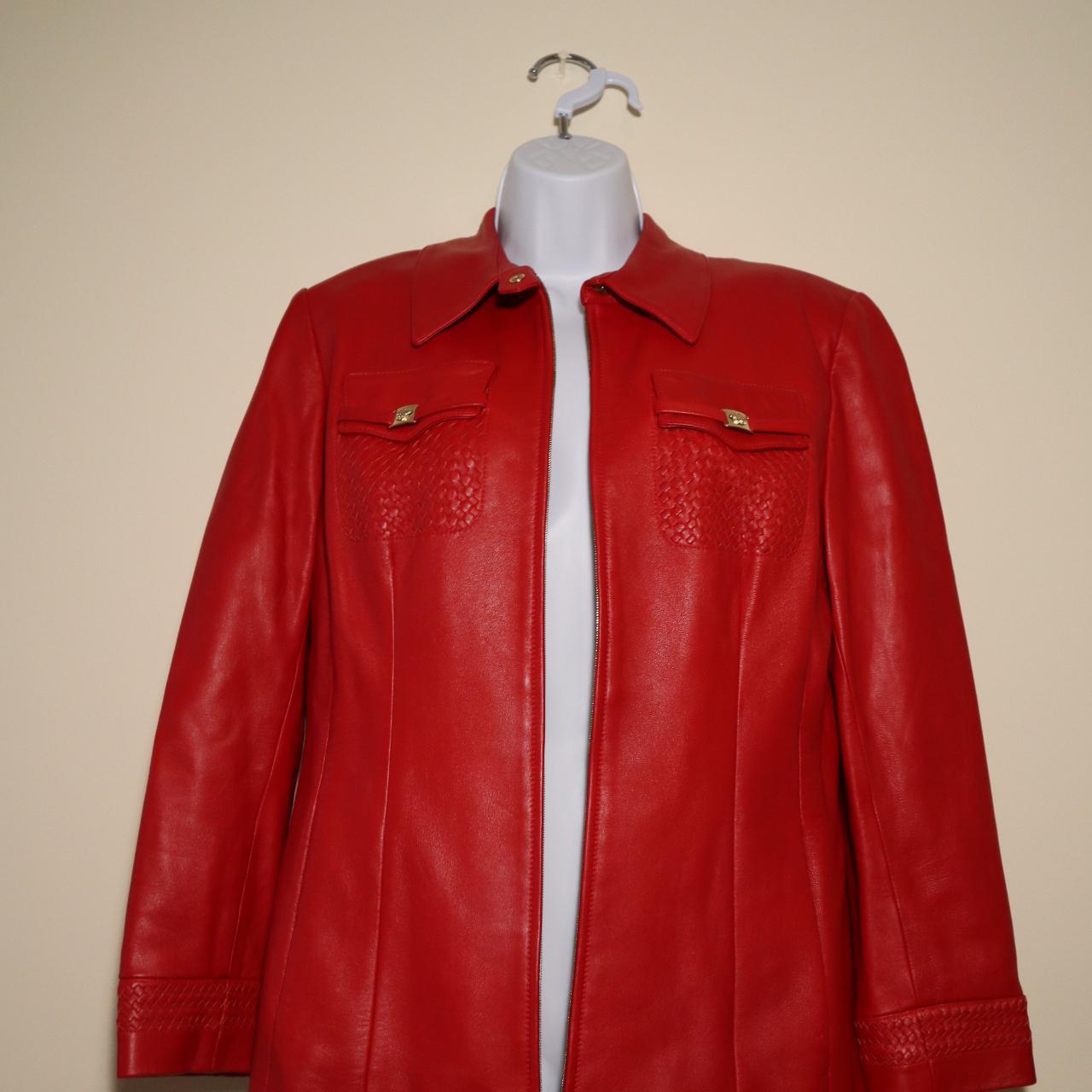 St john hot sale leather jacket