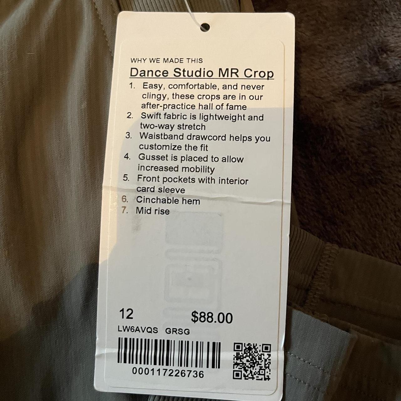 Lululemon Dance Studio Mid-Rise Cropped Pant Brand: - Depop
