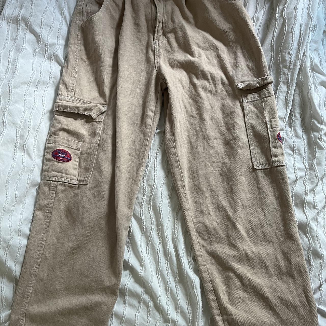 SHEIN khaki cargos, worn only a few times. Still in... - Depop