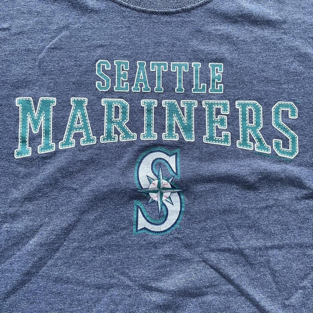 KIDS SIZE SEATTLE MARINERS JERSEY Button Up / MLB / - Depop