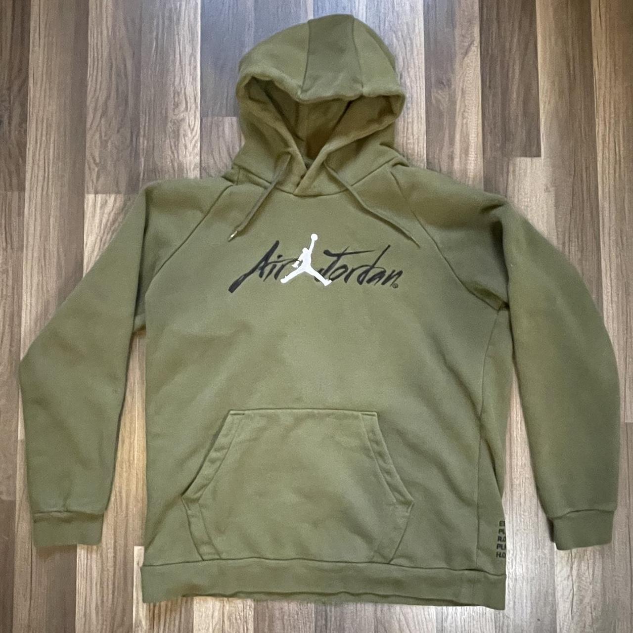 Jordan JSW Greatest Jumpman green Hoodie Olive