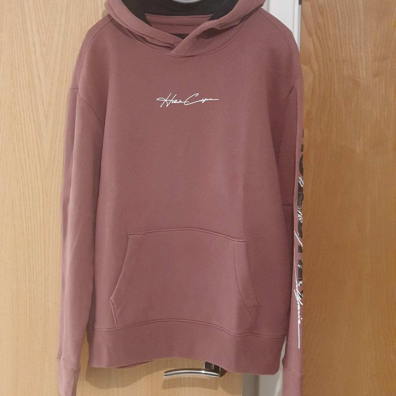 Hollister maroon hoodie hot sale