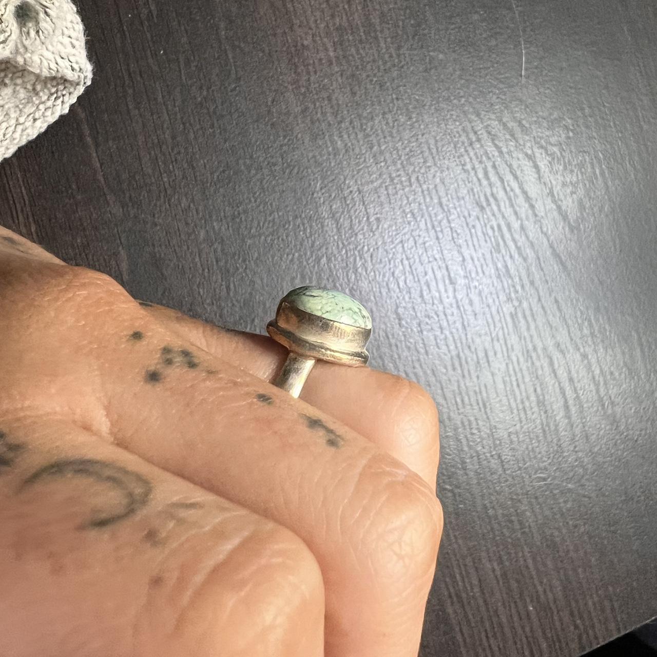 Women's Ring - Silver/Multi – Turquoise ring Size… - image 1