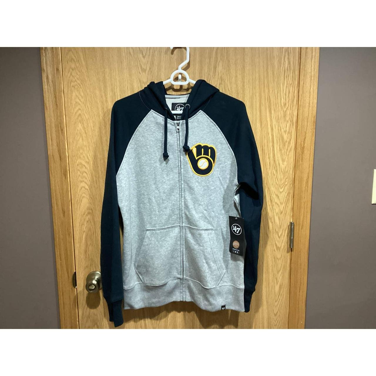 Brewers zip hot sale up sweatshirt